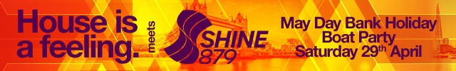 Shine Boat PArty Banner